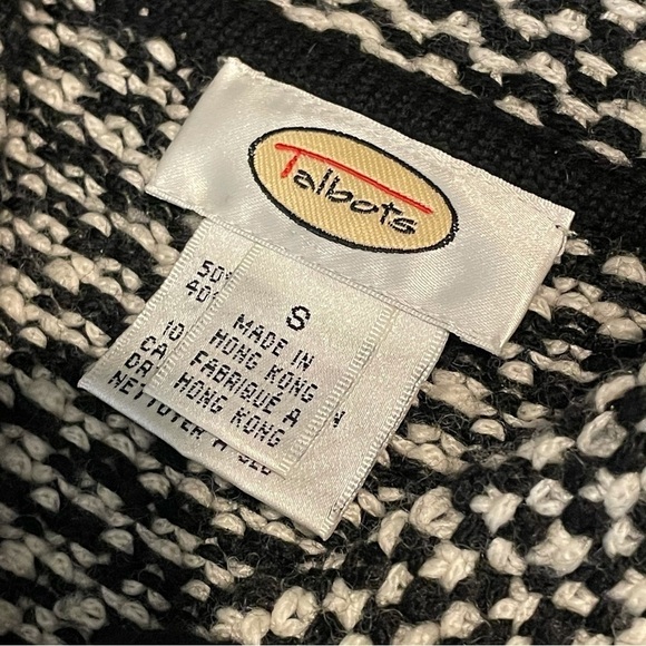 Talbots Wool blend Zip Jacket blazer jacket Small made in Hong Kong - Picture 4 of 8